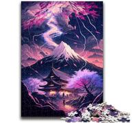 Jigsaw Puzzles for Adults Teenagers Jigsaws Puzzle Japanese Temple Learning Educational Toys Family Games Enhance Love between Couples 50x75cm