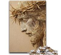 Jigsaw Puzzles for Adults Teenagers Jigsaws Puzzle Jesus Art Challenging Game Toys Deal As Gifts for The Whole Family for Ages 14+ 26x38cm