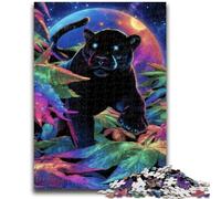Jigsaw Puzzles for Adults Teenagers Jigsaws Puzzle Jungle Panther Quiz Game for Is Ideal As A Gift for The Whole Family 26x38cm