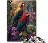 Jigsaw Puzzles for Adults Teenagers Jigsaws Puzzle Jungle Parrot for And from 14 Years And over Play Toys Because It Is Ideal As A Gift for The Whole Family 38x26cm