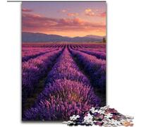 Jigsaw Puzzles for Adults Teenagers Jigsaws Puzzle Lavender Garden, Family Activity Enhance Love between Couples for Age 14+ (size 26x38cm)