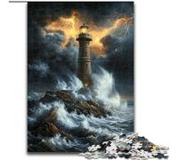Jigsaw Puzzles for Adults Teenagers Jigsaws Puzzle Lighthouse,Family Entertainment Toys Is Ideal As A Gift for The Whole Family 50X75CM