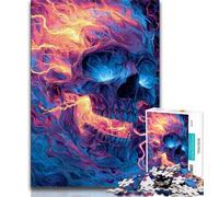 Jigsaw Puzzles for Adults Teenagers Jigsaws Puzzle Lightning Skeleton,Help The Brain Exercise Addictive Toys to Cultivate Patience Artists Collection,Fine Art (38x26cm)