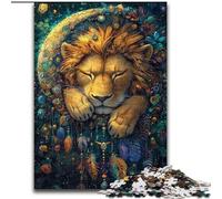 Jigsaw Puzzles for Adults Teenagers Jigsaws Puzzle Lion Dream Catcher, Family Game Birthday Gifts Challenge High Difficulty (Size 26x38cm)