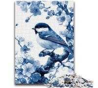 Jigsaw Puzzles for Adults Teenagers Jigsaws Puzzle Little Blue Bird Suitable for Ages 14 And Up Family Games Deal As Gifts for The Whole Family 26x38cm
