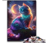 Jigsaw Puzzles for Adults Teenagers Jigsaws Puzzle Magic Cat for And from 14 Years And over Play Toys Because It Is Ideal As A Gift for The Whole Family 70x100cm