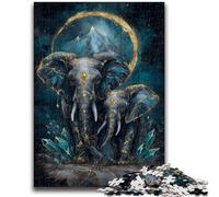 Jigsaw Puzzles for Adults Teenagers Jigsaws Puzzle Magic Elephant for Educational Game Challenge Toy Unique Home Decor And Gifts 26x38cm