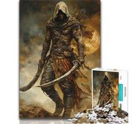 Jigsaw Puzzles for Adults Teenagers Jigsaws Puzzle Magic Ninja Knight,Help The Brain Exercise Addictive Toys to Cultivate Patience Artists Collection,Fine Art (75x50cm)