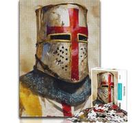 Jigsaw Puzzles for Adults Teenagers Jigsaws Puzzle Medieval Knights,Educational Stress Relief Toy for Is Ideal As A Gift for The Whole Family (38x26cm)