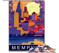 Jigsaw Puzzles for Adults Teenagers Jigsaws Puzzle Memphis, for 14+ Challenging Game And Family Game Great 50x75cm