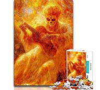 Jigsaw Puzzles for Adults Teenagers Jigsaws Puzzle Mexican Style Skull,Help The Brain Exercise Addictive Toys to Cultivate Patience Artists Collection,Fine Art (75x50cm)