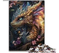 Jigsaw Puzzles for Adults Teenagers Jigsaws Puzzle Mysterious Flying Dragon, Quiz Game Enhance Love between Couples for And Age 14 (Size 50x75cm)