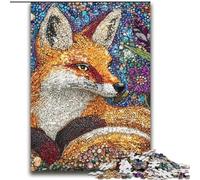 Jigsaw Puzzles for Adults Teenagers Jigsaws Puzzle Mysterious Fox Suitable for People Aged 14 And Above Educational Game Challenge Toy Gift For Birthdays 70x100cm