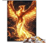 Jigsaw Puzzles for Adults Teenagers Jigsaws Puzzle Mysterious Phoenix, Quiz Game Enhance Love between Couples for And Age 14 (Size 50x75cm)