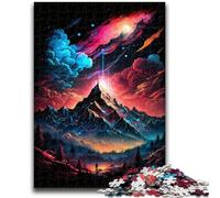 Jigsaw Puzzles for Adults Teenagers Jigsaws Puzzle Mystical Mountain Peak for And from 14 Years And over Play Toys Because It Is Ideal As A Gift for The Whole Family 50x75cm
