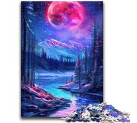 Jigsaw Puzzles for Adults Teenagers Jigsaws Puzzle Neon Winter Nature Learning Educational Toys Family Games Enhance Love between Couples 50x75cm