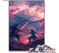 Jigsaw Puzzles for Adults Teenagers Jigsaws Puzzle Ninja at The Foot of Mount Fuji, for And from 14 Years And over Educational Learning Toys Family Games Birthday Present (Size50x75cm)