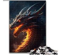 Jigsaw Puzzles for Adults Teenagers Jigsaws Puzzle Old Fire Dragon, Stress Reliever Difficult Challenge Home Decoration Toys (Size 26x38cm)