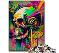 Jigsaw Puzzles for Adults Teenagers Jigsaws Puzzle Painting Skeletons Suitable for Ages 14 And Up Family Games Deal As Gifts for The Whole Family 50x75cm