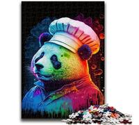 Jigsaw Puzzles for Adults Teenagers Jigsaws Puzzle Panda Cooks Suitable for People Aged 14 And Above Educational Game Challenge Toy Gift For Birthdays 26x38cm