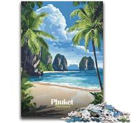 Jigsaw Puzzles for Adults Teenagers Jigsaws Puzzle Phuket Thailand Beach Challenging Game And Family Play Educational Game for Birthday, Chrismas (size 50x70cm)