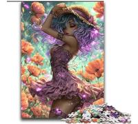 Jigsaw Puzzles for Adults Teenagers Jigsaws Puzzle Poppy Girl Quiz Game for Is Ideal As A Gift for The Whole Family 70x100cm