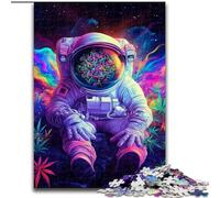 Jigsaw Puzzles for Adults Teenagers Jigsaws Puzzle Psychedelic Astronaut, Learning Educational Is Ideal As A Gift for The Whole Family (Size 50x75cm)