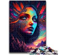 Jigsaw Puzzles for Adults Teenagers Jigsaws Puzzle Psychedelic By Nature Suitable for Ages 14 And Up Family Games Deal As Gifts for The Whole Family 50x75cm