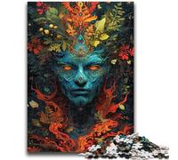 Jigsaw Puzzles for Adults Teenagers Jigsaws Puzzle Psychedelic God for And from 14 Years And over Play Toys Because It Is Ideal As A Gift for The Whole Family 50x75cm