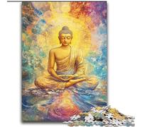 Jigsaw Puzzles for Adults Teenagers Jigsaws Puzzle Rainbow Buddha Suitable for People Aged 14 And Above Educational Game Challenge Toy Gift For Birthdays 70x100cm