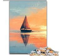 Jigsaw Puzzles for Adults Teenagers Jigsaws Puzzle Sailing Sailboat, Toys Educational Games Stress Relieving Unique Home Decor And Gifts (size 50x75cm)