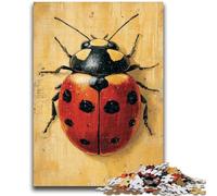 Jigsaw Puzzles for Adults Teenagers Jigsaws Puzzle Seven-spotted Ladybug Brain Intelligence Challenge Addictive Toys Birthday Present, Gifts, Wall Art 50x75cm