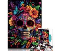 Jigsaw Puzzles for Adults Teenagers Jigsaws Puzzle Skeleton Art,for Educational Game Challenge Toy Birthday Present,Gifts,Wall Art (75x50cm)