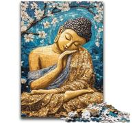 Jigsaw Puzzles for Adults Teenagers Jigsaws Puzzle Sleeping Buddha Art Brain Intelligence Challenge Addictive Toys Funny Gift for Ages 14+ 26x38cm