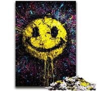 Jigsaw Puzzles for Adults Teenagers Jigsaws Puzzle Smiling Emoticon for And from 14 Years And over Play Toys Because It Is Ideal As A Gift for The Whole Family 50x75cm
