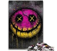 Jigsaw Puzzles for Adults Teenagers Jigsaws Puzzle Smiling Emoticon Vibrant And Unique Design Relaxing & Challenging Puzzle Experience 26x38cm