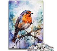 Jigsaw Puzzles for Adults Teenagers Jigsaws Puzzle Sparrow on The Tree Challenging Game And Family Play Educational Game for Birthday, Chrismas 38x26cm