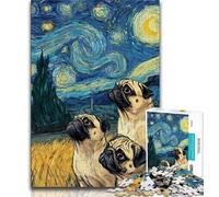 Jigsaw Puzzles for Adults Teenagers Jigsaws Puzzle Starlings Under The Night Sky,Toys Educational Games Stress Relieving Enhance Love between Couples (38x26cm)