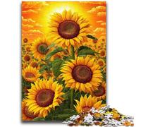 Jigsaw Puzzles for Adults Teenagers Jigsaws Puzzle Sunflower for Age 14+ Intellectual Game Christmas Birthday Gifts 26x38cm