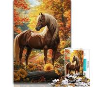 Jigsaw Puzzles for Adults Teenagers Jigsaws Puzzle Sunflower Horse,Stress Reliever Staycation Kill Time Wishlist with Santa Claus 38x26cm