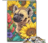 Jigsaw Puzzles for Adults Teenagers Jigsaws Puzzle Sunflower Hyena Challenging Game Toys Deal As Gifts for The Whole Family for Ages 14+ 70x100cm