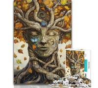 Jigsaw Puzzles for Adults Teenagers Jigsaws Puzzle Tree Man,Help The Brain Exercise Addictive Toys to Cultivate Patience Artists Collection,Fine Art 38x52cm