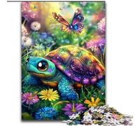 Jigsaw Puzzles for Adults Teenagers Jigsaws Puzzle Turtle And Butterfly, Learning Educational Is Ideal As A Gift for The Whole Family (Size 26x38cm)