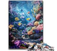 Jigsaw Puzzles for Adults Teenagers Jigsaws Puzzle Underwater World Suitable for Ages 14 And Up Family Games Deal As Gifts for The Whole Family 26x38cm