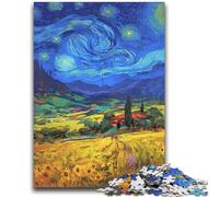 Jigsaw Puzzles for Adults Teenagers Jigsaws Puzzle Van Gogh Countryside for And from 14 Years And over Play Toys Because It Is Ideal As A Gift for The Whole Family 50x75cm