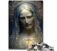 Jigsaw Puzzles for Adults Teenagers Jigsaws Puzzle Virgin Mary Art Stress Reliever Difficult Challenge Deal As Gifts for The Whole Family 50x75cm