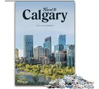 Jigsaw Puzzles for Adults Teenagers Jigsaws Puzzle Visit Calgary Family Fun Games Gifts for Friends And Family for Age 14+ (50x75cm) 1000pcs