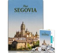 Jigsaw Puzzles for Adults Teenagers Jigsaws Puzzle Visit Segovia,Educational Family Game Wall Decoration Unique Birthday And Xmas Gifts (75x50cm)