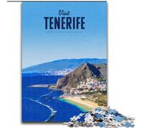 Jigsaw Puzzles for Adults Teenagers Jigsaws Puzzle Visit Tenerife,Decompressing Intellectual Educational Toy Birthday Gift 38x26cm