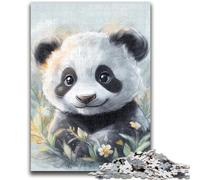 Jigsaw Puzzles for Adults Teenagers Jigsaws Puzzle Watercolor Panda Challenging Game for The Whole for Women, Gifts for Men 26x38cm